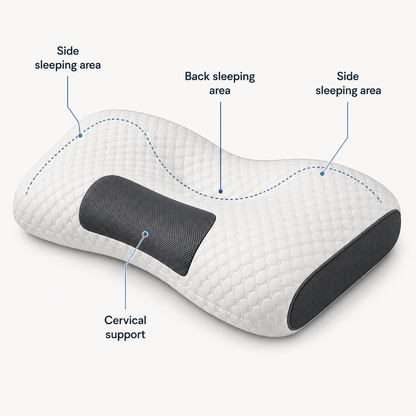Smart Finds Japanese-Style Ergonomic Neck and Shoulder Pillow