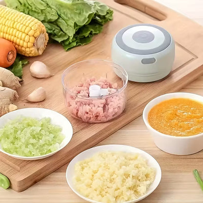 Smart Finds - SwiftChop™ Mini Electric Food Chopper – 250ml USB Rechargeable Kitchen Processor