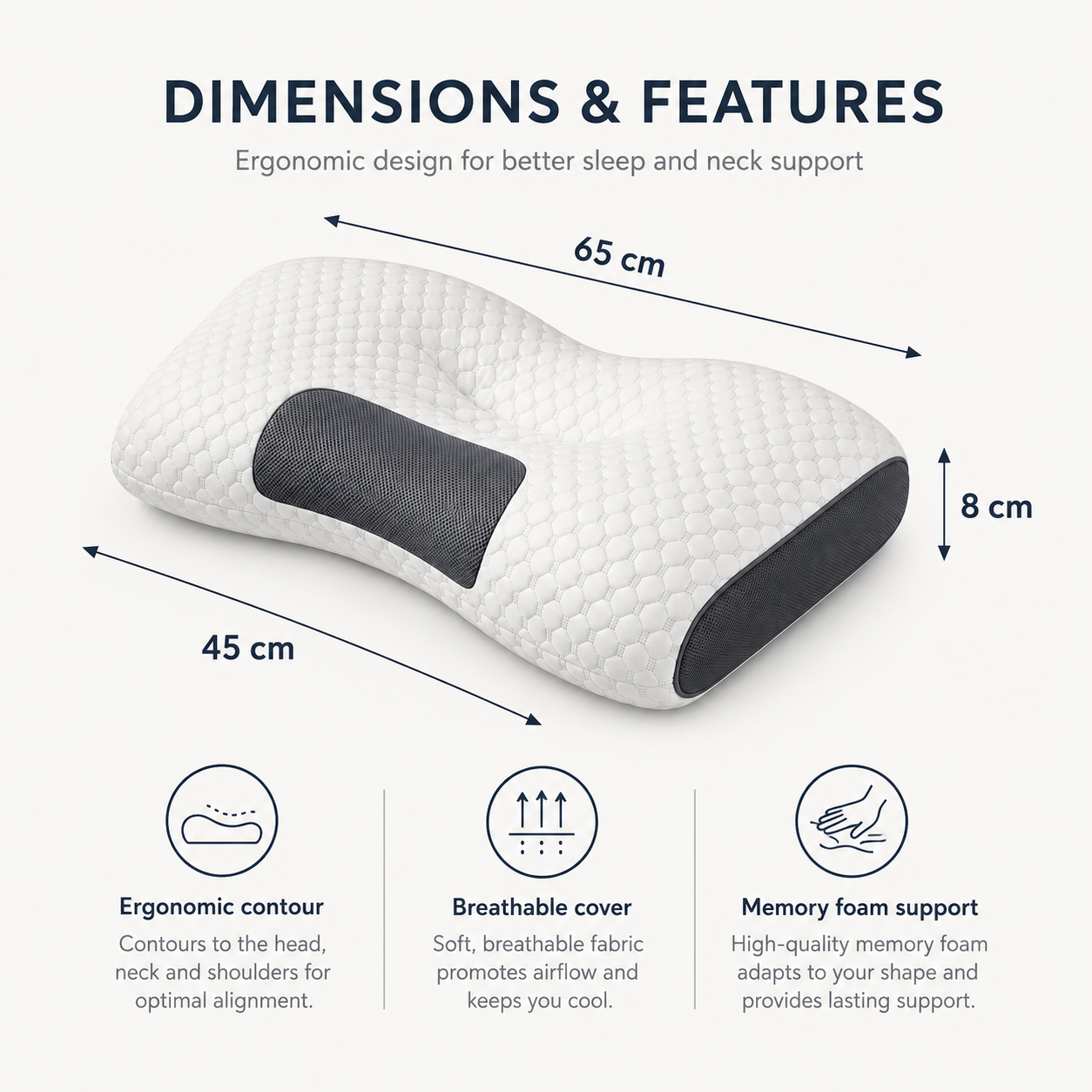 Smart Finds Japanese-Style Ergonomic Neck and Shoulder Pillow