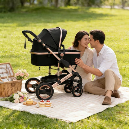 Modern Baby Stroller Travel System – Convertible Pram Safety Buggy