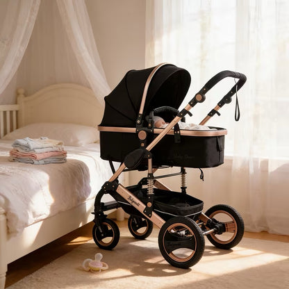 Modern Baby Stroller Travel System – Convertible Pram Safety Buggy