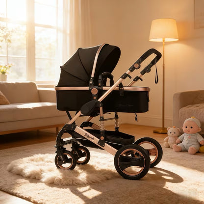 Modern Baby Stroller Travel System – Convertible Pram Safety Buggy