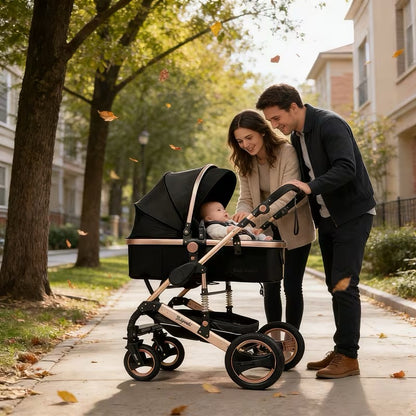 Modern Baby Stroller Travel System – Convertible Pram Safety Buggy