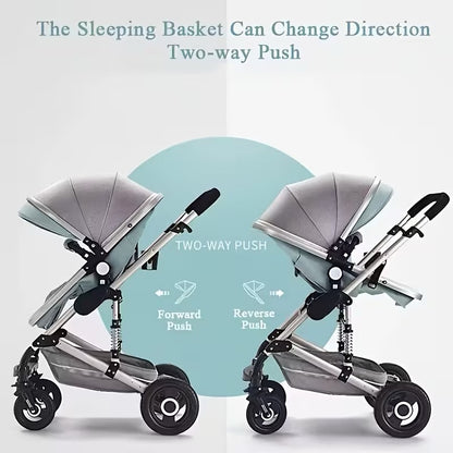 Modern Baby Stroller Travel System – Convertible Pram Safety Buggy