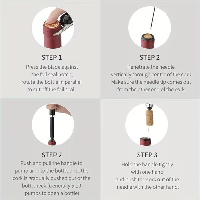 Smart Finds - Air Pressure Wine Opener
