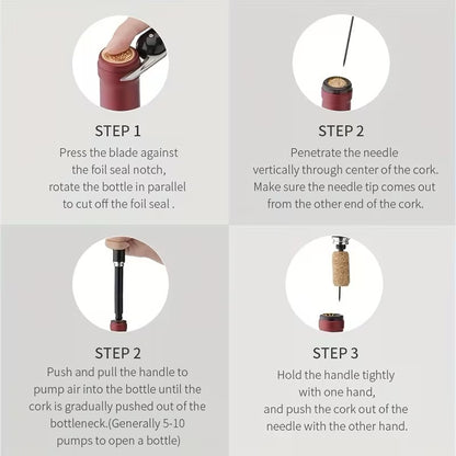 Smart Finds - Air Pressure Wine Opener