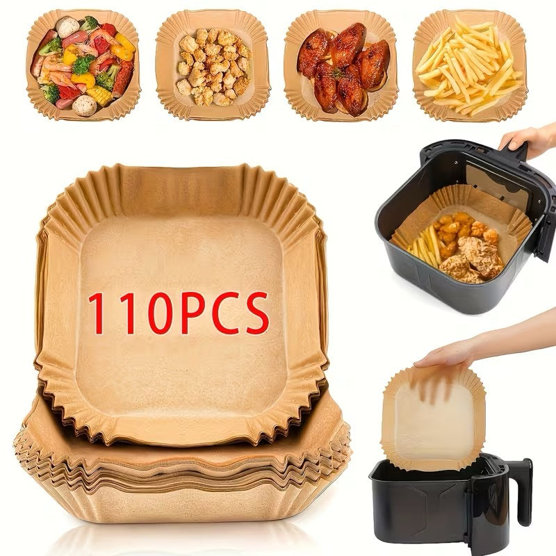 Smart Finds Air Fryer Paper Liners – Disposable Non-Stick Cooking Liners
