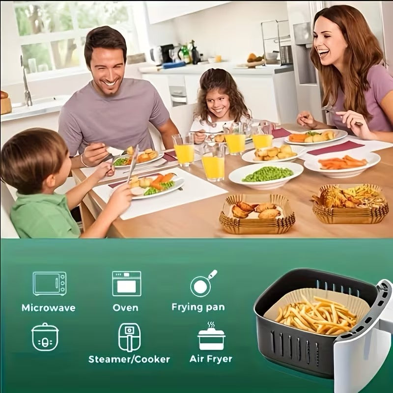 Smart Finds Air Fryer Paper Liners – Disposable Non-Stick Cooking Liners