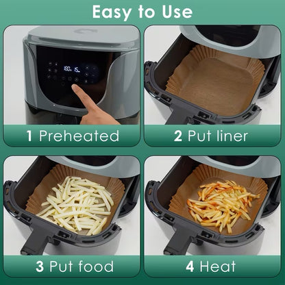Smart Finds Air Fryer Paper Liners – Disposable Non-Stick Cooking Liners