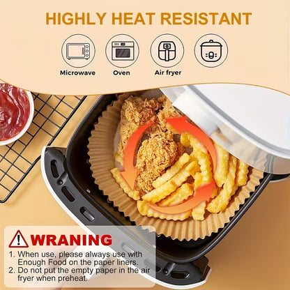 Smart Finds Air Fryer Paper Liners – Disposable Non-Stick Cooking Liners