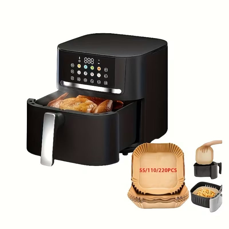 Smart Finds Air Fryer Paper Liners – Disposable Non-Stick Cooking Liners