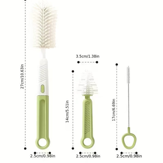 Smart Finds - Silicone Bottle Brush Set