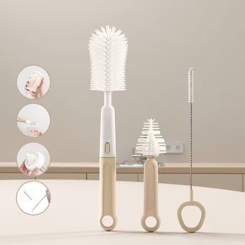 Smart Finds - Silicone Bottle Brush Set