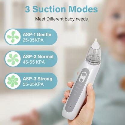 Smart Finds - Electric Baby Nasal Aspirator – 3-Speed Suction with Music