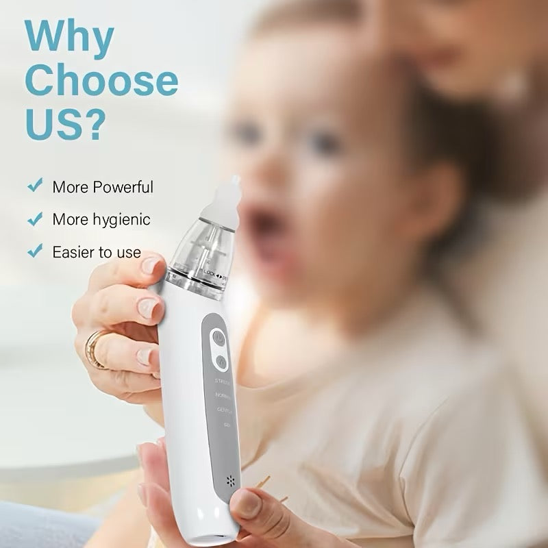 Smart Finds - Electric Baby Nasal Aspirator – 3-Speed Suction with Music
