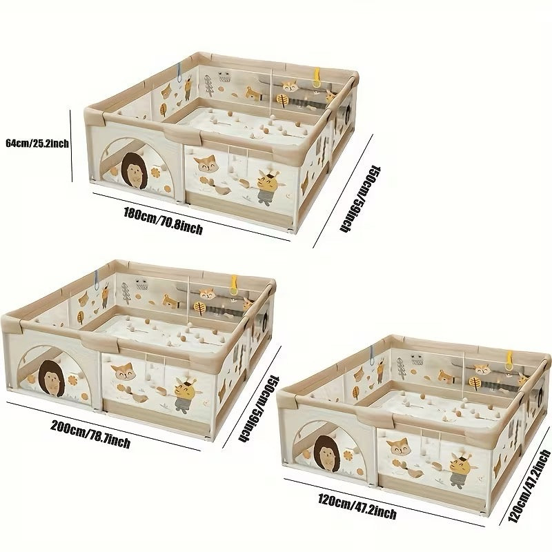 Smart Finds - Children’s Playpen – Safe and Sturdy Portable Play Area for Babies and Toddlers