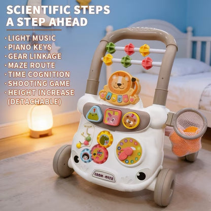 Smart Finds - Baby Push Walker with Learning Activity Panel