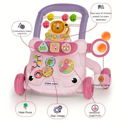 Smart Finds - Baby Push Walker with Learning Activity Panel