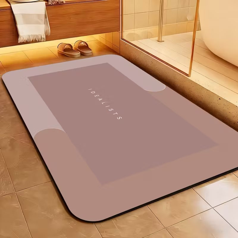 Smart Finds - Diatomaceous Bath Mat Super Absorbent Fast Drying