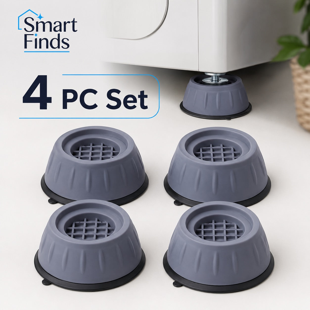 Smart Finds Washing Machine Anti-Vibration Foot Pads