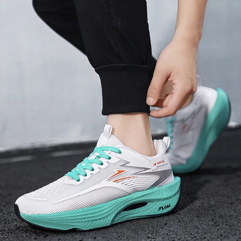 Unisex Carbon Plate Running Shoes – Lightweight & Cushioned