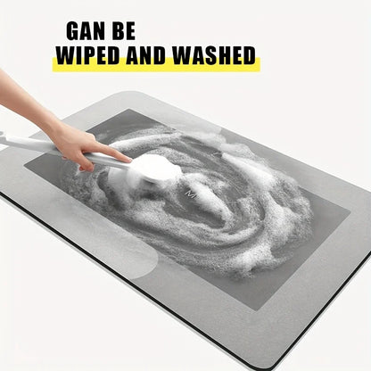 Diatomaceous Bath Mat Super Absorbent Fast Drying
