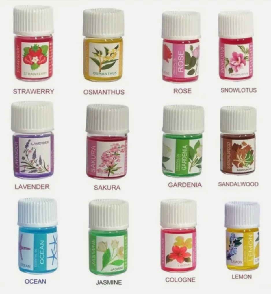 Smart Finds - 12-Piece Essential Oil Set for Diffusers