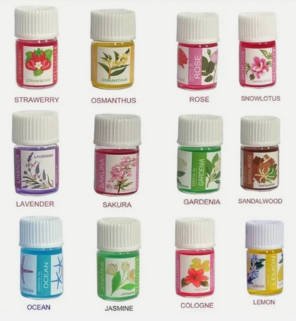 Smart Finds - 12-Piece Essential Oil Set for Diffusers
