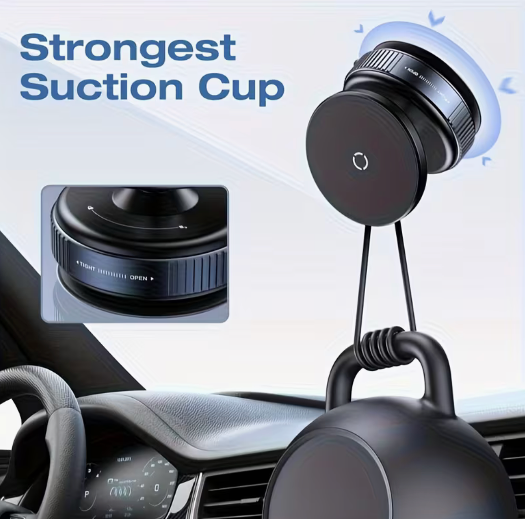 Smart Finds – Magnetic Phone Mount with Vacuum Suction