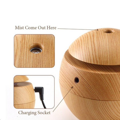 Smart Finds - Aroma Diffuser with 9 colour mood lights