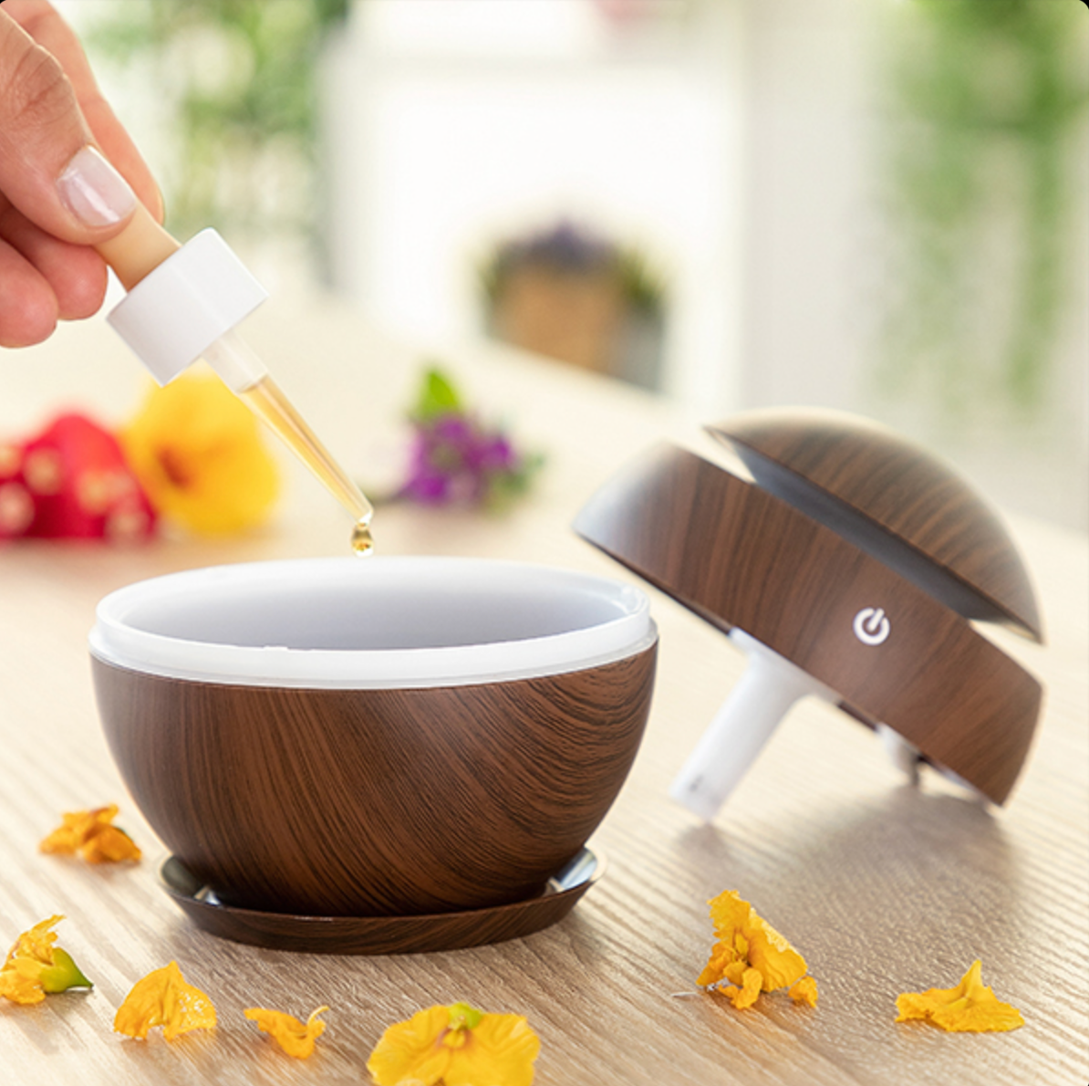 Smart Finds - Aroma Diffuser with 9 colour mood lights