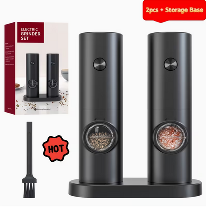 Smart Finds - GrindEase™ Electric Salt & Pepper Grinder Set – Adjustable Coarseness with LED Light