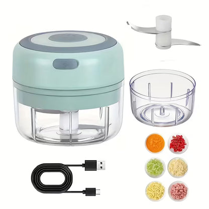 Smart Finds - SwiftChop™ Mini Electric Food Chopper – 250ml USB Rechargeable Kitchen Processor
